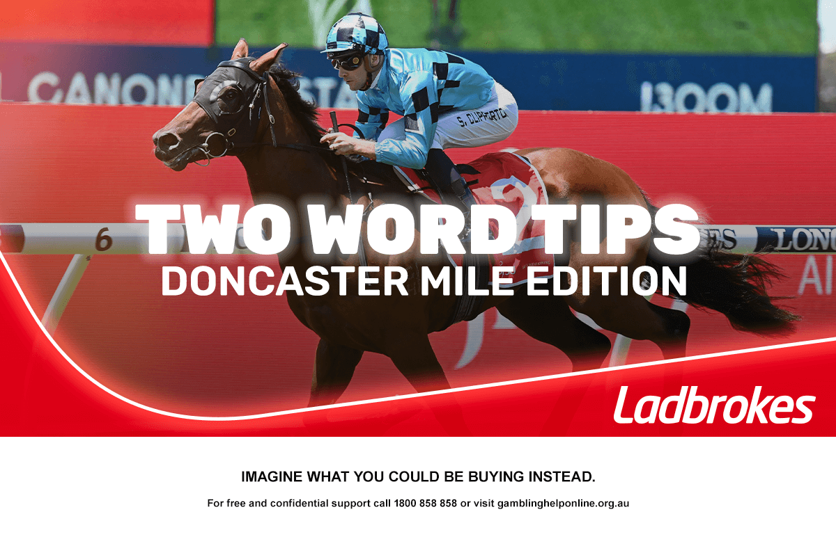 Two Word Tips: Doncaster Mile 2025 Edition