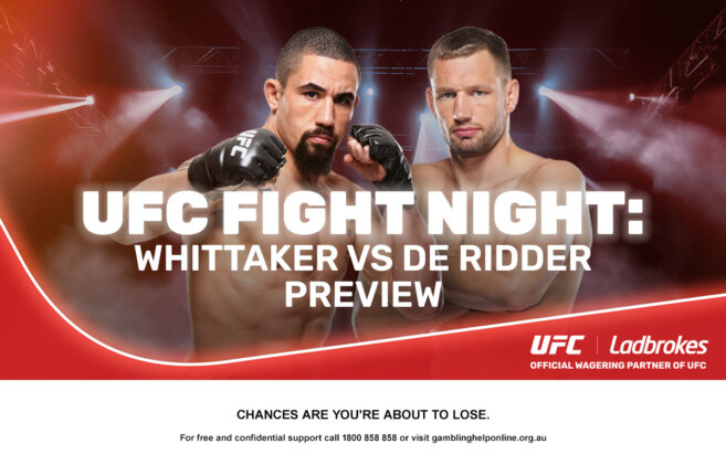 UFC Fight Night: Whittaker vs de Ridder Preview