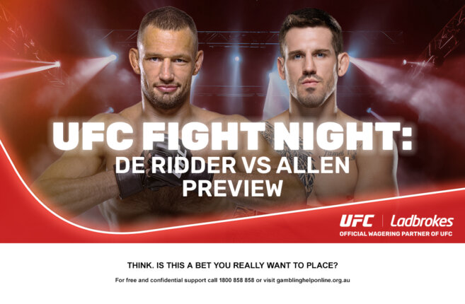 UFC Fight Night: De Ridder v Allen Preview